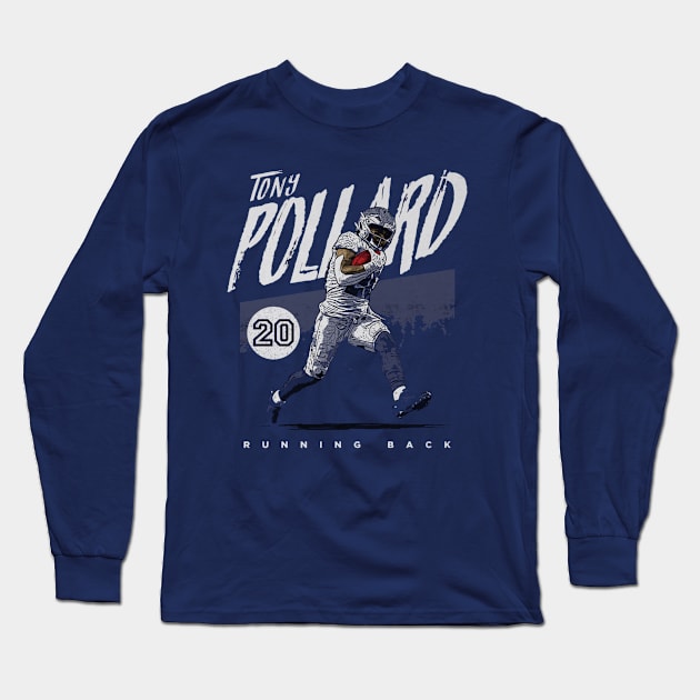 Tony Pollard Dallas Grunge Long Sleeve T-Shirt by Chunta_Design